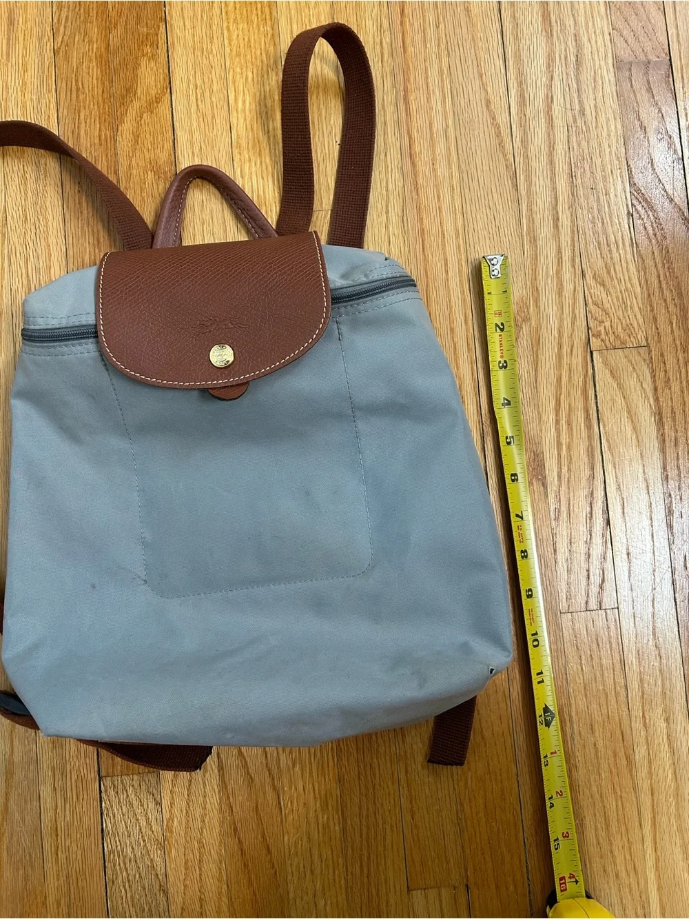 Longchamp Le Pliage Backpack Grey